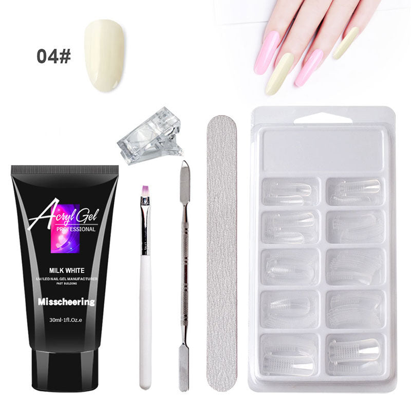 Painless Extension Gel Nail Art Without Paper Holder Quick Model Painless Crystal Gel Set Painless Extension Gel Nail Art Without Paper Holder Quick Model Painless Crystal Gel Set
